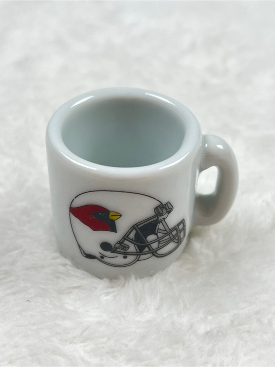 NFL Other - Vintage Arizona Cardinals Mini Ceramic Mug Shot Glass Helmet Logo